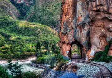 Taking the train to Aguas Calientes and Machu Picchu