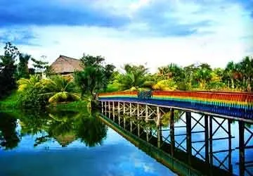 A tranquil eco-lodge in Iquitos on the banks of the Amazon