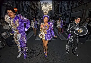 The Famous Carnaval of Oruro, near La Paz in Bolivia