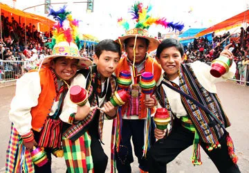 The Famous Carnaval of Oruro, near La Paz in Bolivia