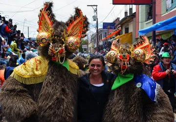 The Famous Carnaval of Oruro, near La Paz in Bolivia