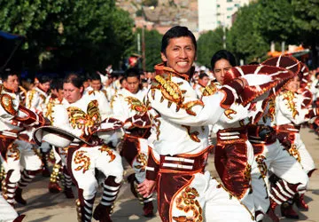 The Famous Carnaval of Oruro, near La Paz in Bolivia