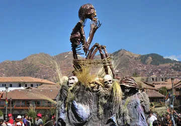 The Inti Raymi Sun Festival in Cusco, Peru. 