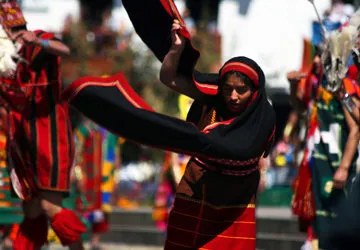 The Inti Raymi Sun Festival in Cusco, Peru. 