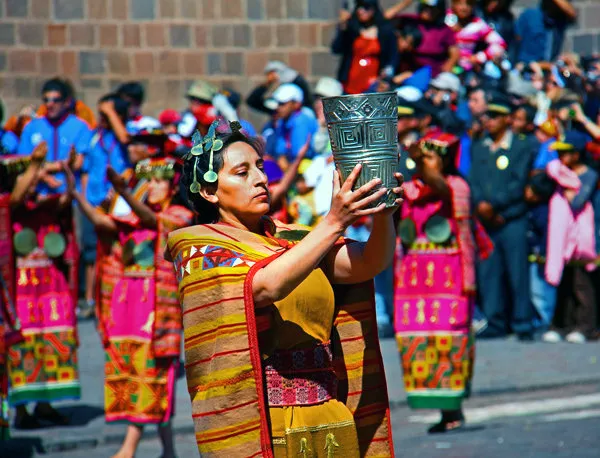 The Inti Raymi Sun Festival in Cusco, Peru. 