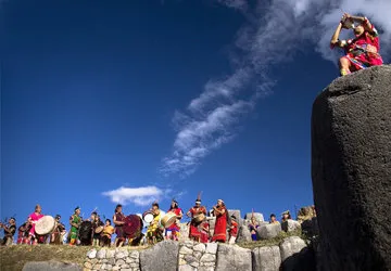 The Inti Raymi Sun Festival in Cusco, Peru. 