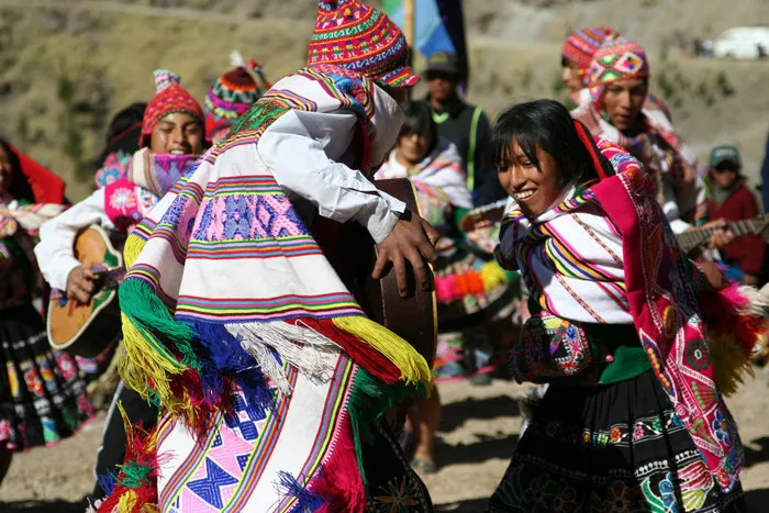 Celebrating Qeswachaka Inca Bridge in Peru