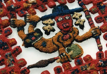 Paracas textile now displayed in Lima, Peru