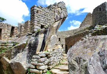 Impressive stonework at Machu Picchu Archeological Site