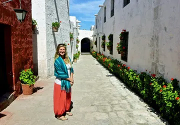 Santa Catalina Monastery in Arequipa, Peru