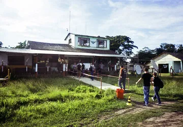 Arriving at Rurrenabaque Airport in the Bolivian Amazon