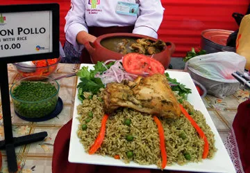 Food fair in Lima, Peru