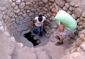 Cantayoc Aqueducts located in Nazca, Peru