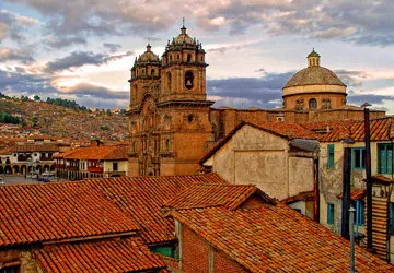 Buildings of the former Incan Imperial City of Cusco, Peru