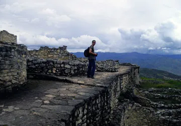 The fortified city of Kuelap in Chachapoyas Peru