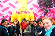 Cover. Visitors at the Mistura Festival in Lima Peru