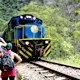 Mini. Waiting for train to Aguas Calientes