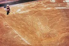 Flying over the Nazca Lines in Peru
