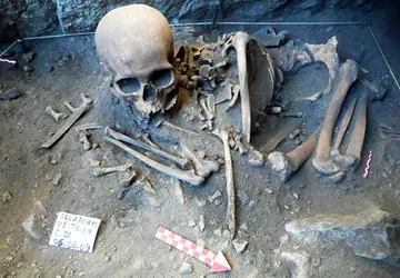 Another skeleton also discovered at Salapunku, in 2009