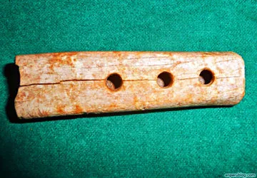 Inca flute discovered at Salapunku in 2010