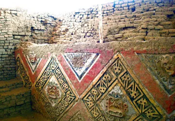 Chan Chan ruins on the Moche Route near Trujillo, Peru
