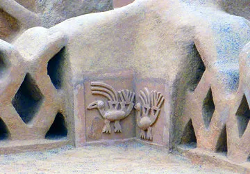 Chan Chan ruins on the Moche Route near Trujillo, Peru