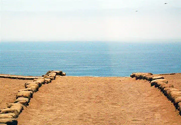 Vista hacia el mar desde el Templo Pintado