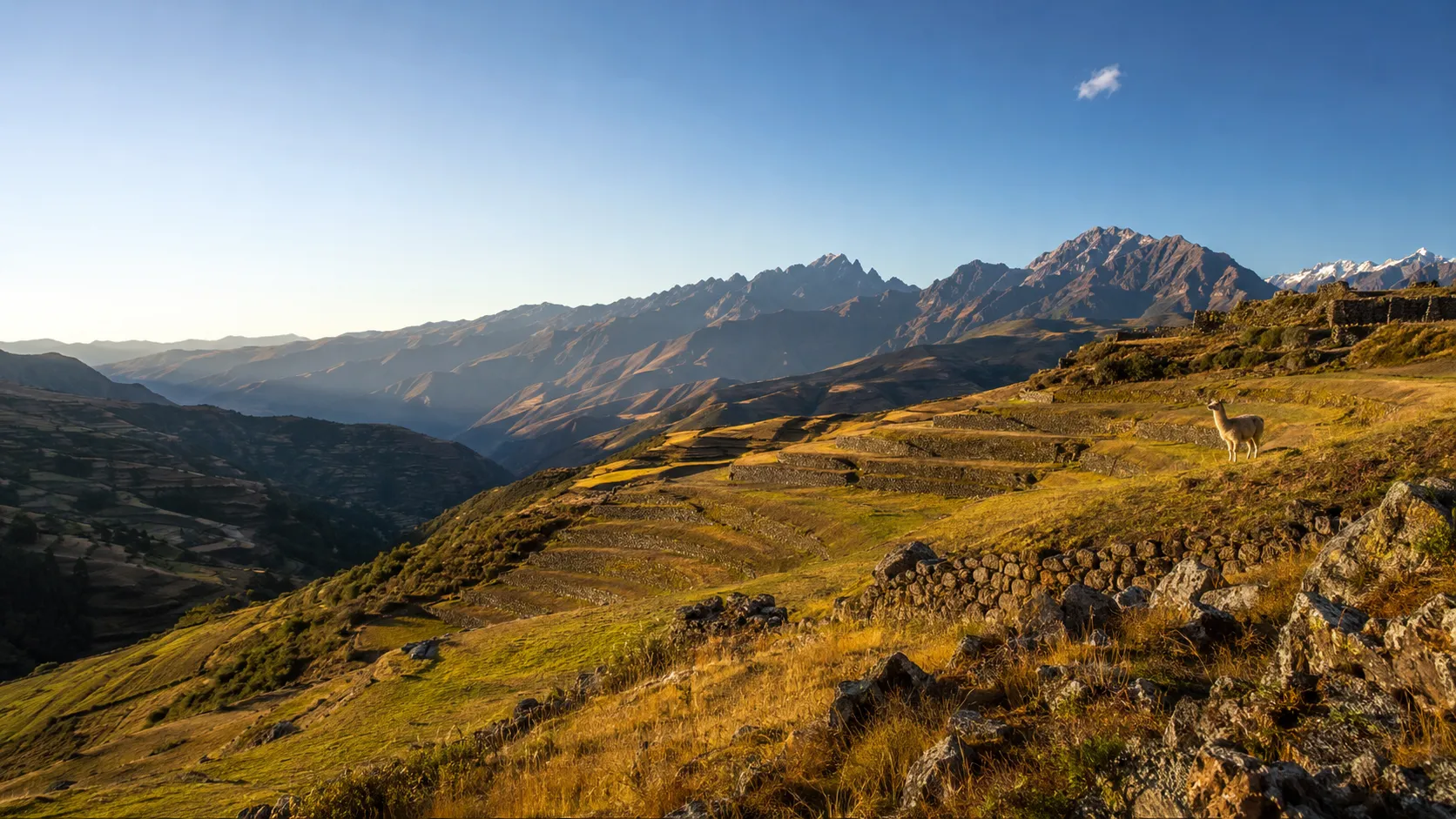 landscape andes peru