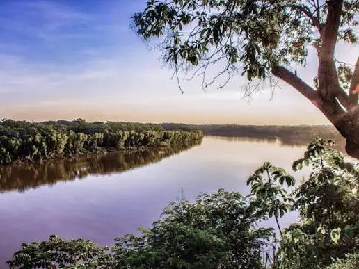 Lago Sandoval atardecer