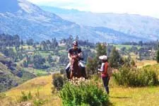 Subida en caballo, alturas de Cusco