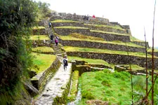 Una de las muchas ruinas a lo largo del camino inca