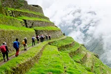 Impresionante construcciones de andenes incas
