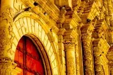 Fachada de la iglesia de San Francisco , La Paz