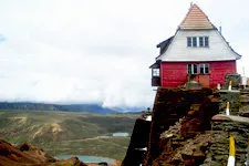 Campamento base en Chacaltaya