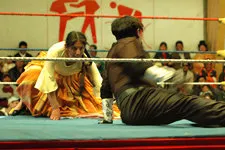 Lucha libre de mujeres en Bolivia