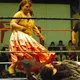 Cholitas lucha libre style wrestling in La Paz Bolivia