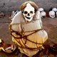 1000 year old Mummy in Chauchillas Cemetery near Nazca, Peru