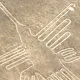 Overhead view of the Nazca Lines in Ica, Peru