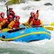 Rafting the Apurimac River rapids in the valley outside Cusc