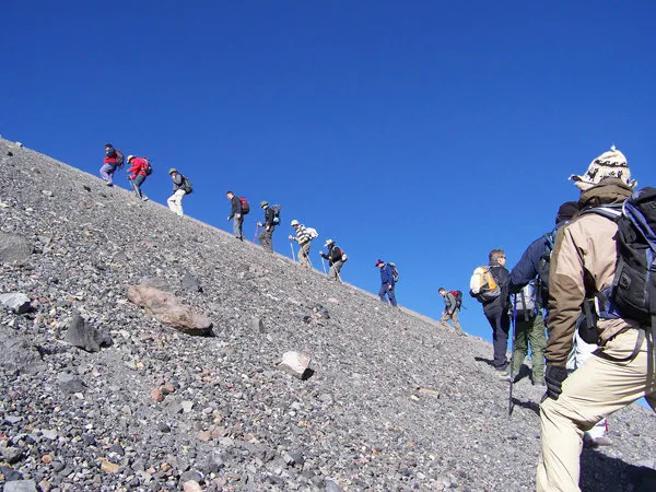 Climbing El Misti Volcano