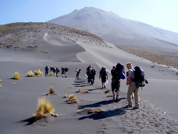 Climbing El Misti Volcano