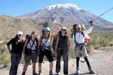 View of El Misti Volcano just outside of Arequipa, Peru