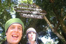 Entrance to Madidi National Park, the Amazon jungle in Boliv