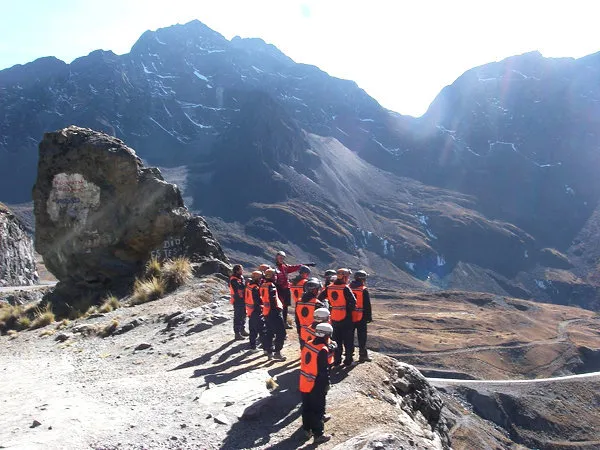 Death Road from La Paz to Coroico