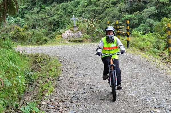 Death Road from La Paz to Coroico