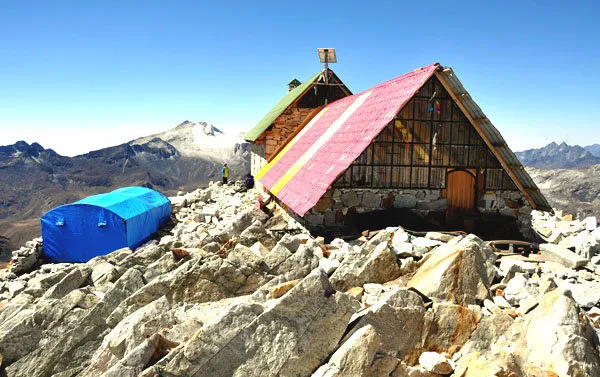 Climbing Huayna Potosi