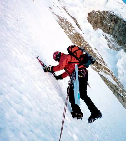 Climbing Huayna Potosi
