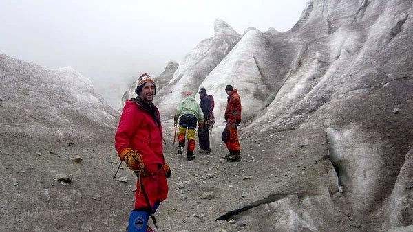 Climbing Huayna Potosi