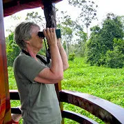 Cover Photo. Boat ride down the Amazon River near Iquitos, P