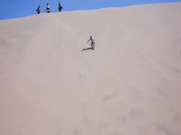 Sandboarding at Huacachina Oasis